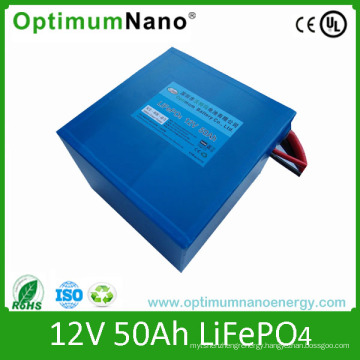 12V 50ah LiFePO4 Battery for Ebike, UPS